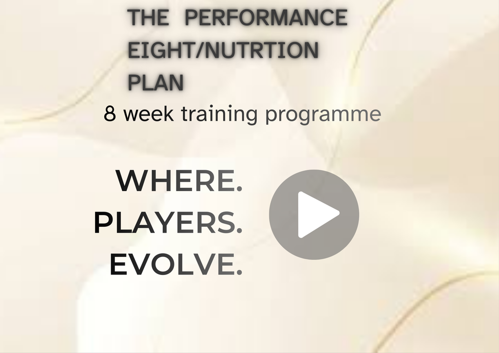 The Performance Eight, Nutrition Plan