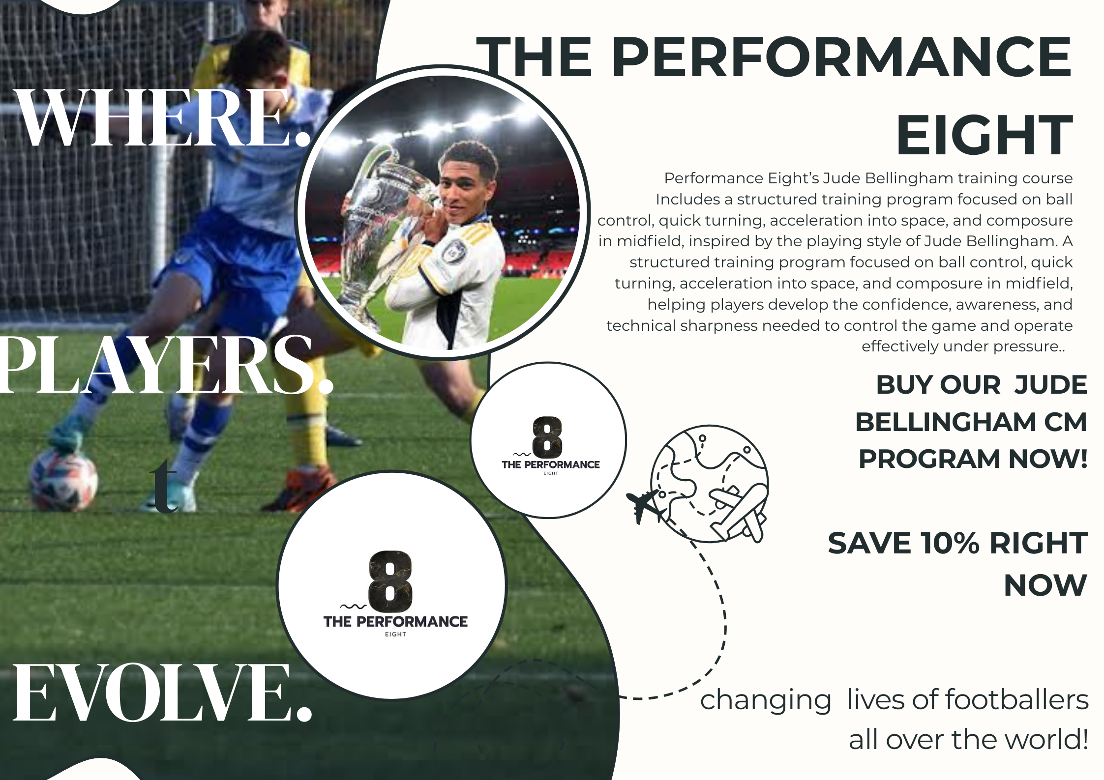 The Peformance Eight, Jude Bellingham CM training course