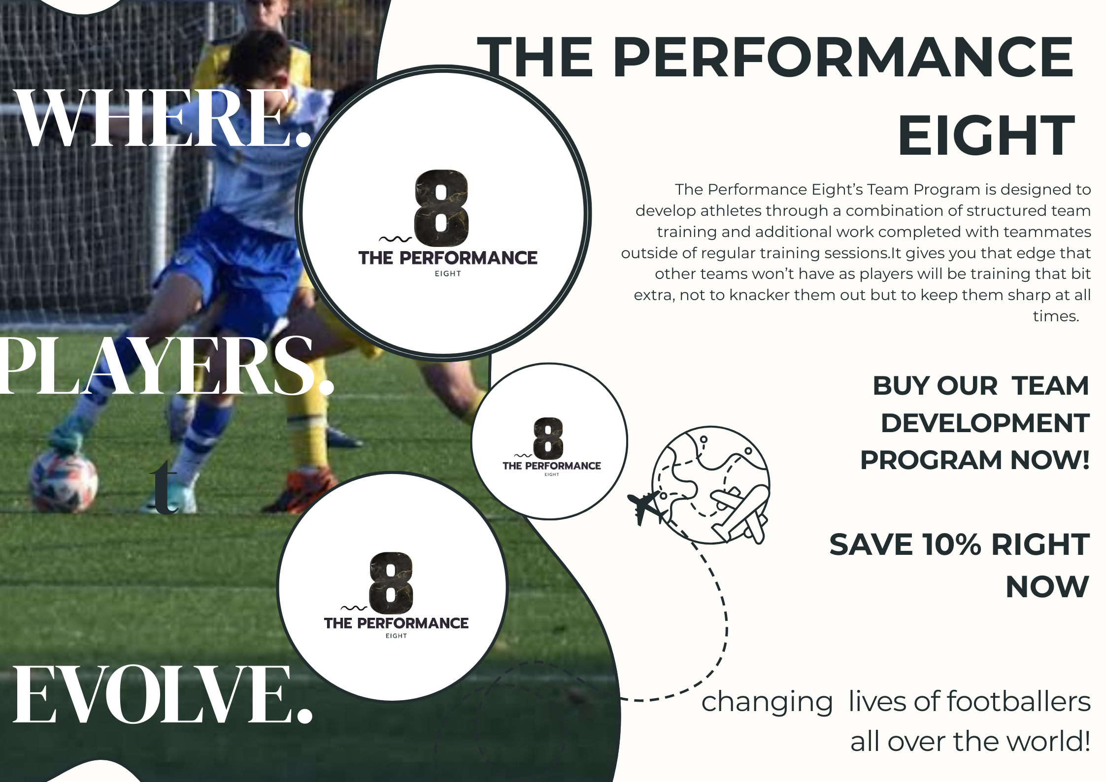The Performance Eight. Team Development program+ Fitness Plans.