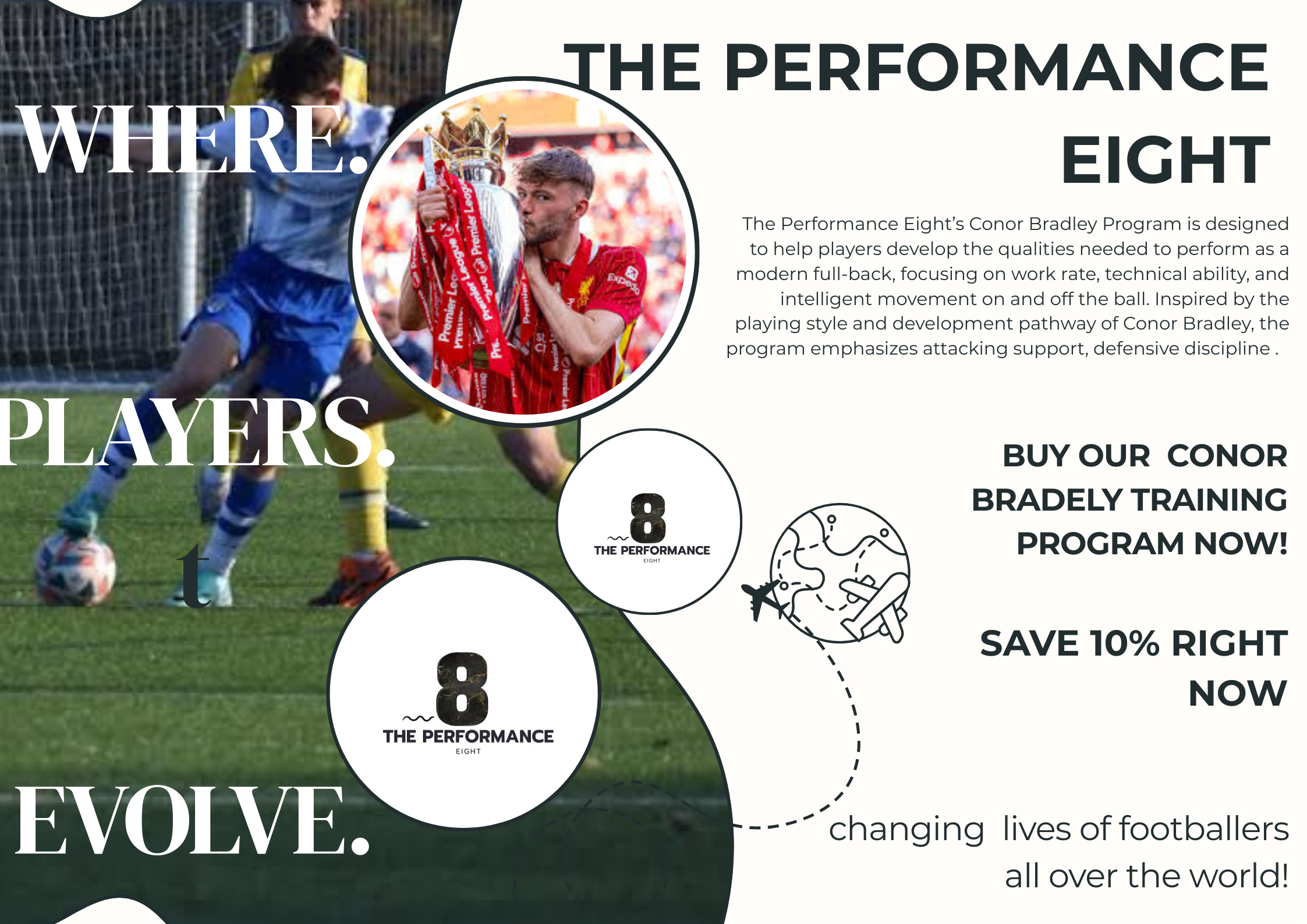 The Performance Eight, Conor Bradley, Full back training program